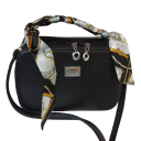 Cachecol feminino universal 4 × 100 cm Pequeno longo fino acessório estiloso Cachecol para a cabeça Faixa para o cabelo Adorno para a pega da bolsa 2