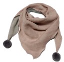 Cachecol infantil com pompons J597 19
