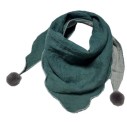 Cachecol infantil com pompons J597 12
