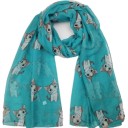 Cachecol leve para crianças com gatinhos J2867 1