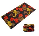 Cachecol masculino com estampado de flores J3373 3