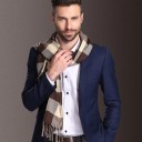 Cachecol masculino de estilo europeu J758 10