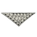Cachecol triangular rendado 130 x 45 cm Lenço floral para a cabeça e pescoço Faixa para o cabelo Acessório de viagem leve Quatro estações 3