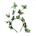 Căciulă cu fluturi Mărime universală Căciulă decorativă pentru păr Accesoriu romantic pentru fete și femei Accesoriu de modă stilat 5