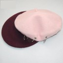 Căciulă de damă baret cu inele J1663 6
