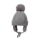 Căciulă de iarnă pentru copii cu urechi și pompon Circumferință 43–58 cm 2–8 ani Bumbac poliester Căciulă călduroasă cu clapete pentru urechi 8