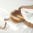 Căciulă de iarnă pentru copii cu urechi și pompon Circumferință 43–58 cm 2–8 ani Bumbac poliester Căciulă călduroasă cu clapete pentru urechi 4