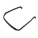 Căciulă din plastic pentru păr 14,5 × 16 × 1,5 cm Căciulă asimetrică modelată Accesoriu antiderapant pentru fixarea fermă a coafurii 4