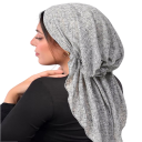 Căciulă musulmană hidžab cu circumferință 58 cm Turban moale pentru cap acoperit Căciulă neformală de sezon pentru femei și fete 7
