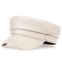 Căciulă neagră octogonală din poliester Retro căciulă britanică de jurnalist cu vizieră Unisex elegantă căciulă de modă pentru toamnă 4