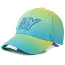 Căciulă pentru femei cu tranziție colorată Căciulă de baseball cu broderie în față Curea cu cataramă metalică Bumbac Circumferința capului 54 2