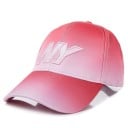 Căciulă pentru femei cu tranziție colorată Căciulă de baseball cu broderie în față Curea cu cataramă metalică Bumbac Circumferința capului 54 6