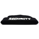 Căciulă tricotată de iarnă cu inscriptionat Security Neagră cu margine răsucită Acril care nu irită Mărime universală Circumferința capului 55 4