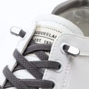 Cadarços elásticos para sapatos 105 x 0,7 cm Sem atar para crianças e adultos Um tamanho Fivela metálica Calçar rapidamente Estilo 26