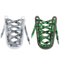 Cadarços luminosos com padrão para sapatos 120 cm Efeitos de luz coloridos Calçado estiloso Acessório para festas Cadarços de moda para crianças e adultos 5