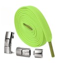 Cadarços sem atar com fecho 100 cm Cadarços elásticos desportivos com fivela metálica Calçado de corrida Calçado Fitness Calçado infantil 11