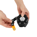 Cadeado dobrável para bicicleta 78 cm 2