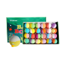 Cadeauset van 24 kinderbadbruisballen met verrassing Natuurlijke biologische sprankelende badbruisballen voor meisjes en jongens Leuke bubbels 3