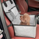 Cadeira de automóvel para cães com bolsos de armazenamento para cães pequenos e médios Ideal para os bancos da frente e de trás do carro Fácil 2