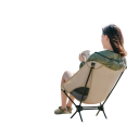 Cadeira de Camping Dobrável Ultra Leve para Exterior 54 x 67 x 62 cm Altura do Assento 34 cm Capacidade 150 kg Poliéster com Rede Cadeira 5