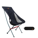 Cadeira de campismo dobrável exterior prolongada 98 x 92 x 48 cm Altura do assento 41 cm Capacidade de carga 150 kg Cadeira leve e portátil em tecido 1