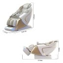 Cadeira de Massagem 4D + Massagem 3D para Corpo Inteiro com Ajuste Elétrico 220 V SL de 135 cm 6 Técnicas 25 Modos de Aquecimento da Região Lombar 6