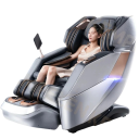 Cadeira de Massagem Inteligente 4D Corpo Inteiro Controlo AI Trilhos SL 152 cm 220 V Aquecimento 45 °C Massagem com Airbags Bluetooth LCD 2