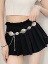 Cadena de cintura para mujer de 120 cm, estilo étnico bohemio, joyería corporal para trajes de baño, vestidos, accesorio de festival, joyería 4