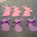 Cadena de Pascua con conejitos 4