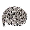 Cadena FSC Olive para bicicletas de una sola velocidad, 100 eslabones, 1/2" x 1/8", con cierre rápido, adecuada para piñones fijos y bicicletas 5