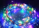 Cadena luminosa USB con mando a distancia 10 m Colores RGB 100 LED, uso exterior e interior IP65 2