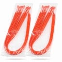 Cadenas de nieve antideslizantes 20 unidades Correas de nailon para neumáticos Universales para coche y SUV Naranjas Para nieve y hielo 2