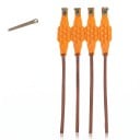 Cadenas para nieve antideslizantes 4 unidades Universales para neumáticos de ancho 16,5–24,5 cm TPU con picos de acero Para hielo, nieve 1