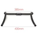 Cadran de carbon pentru biciclete de șosea, construcție ușoară, lățime 430 mm, 385 mm prindere superioară, carbon negru pentru biciclete de șosea și gravel 5