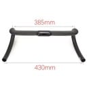 Cadran de carbon pentru biciclete de șosea, construcție ușoară, lățime 430 mm, 385 mm prindere superioară, carbon negru pentru biciclete de șosea 5