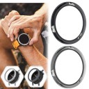 Cadre en acier avec verre trempé pour CMF Watch Pro 2 protection d'écran ajustement précis design léger accessoire pour montres 9