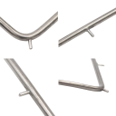 Cadre en acier inoxydable pour kofferdam 8 x 8 cm Équipement dentaire Professionnel outil dentaire Construction solide Matériau résistant 2