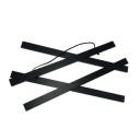 Cadre magnétique en bois de teck et de pin de 30 cm pour image, affiche, toile, cadre photo, support artistique suspendu, décoration intérieure 1