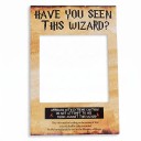 Cadru Foto de Halloween Ai Văzut Acest Vrăjitor 70 x 50 cm Cadru pentru Fotografiere cu Decupaj 38 x 37 cm Bej și Negru pentru Petrecere 6