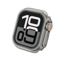 Cadru metalic de primă clasă pentru Apple Watch 44 mm Series SE 1 2 Series 4 5 6 Capac de protecție din oțel inoxidabil Carcasă bumper elegantă pentru ceasurile inteligente iWatch 3