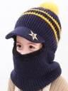 Cagoule d'hiver pour enfants avec visière 1