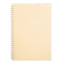 Cahier à spirale B5 avec 60 feuilles et spirale détachable dans une couverture de couleur unie avec finition mate pour des notes d'étude et de travail 8