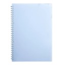 Cahier à spirale B5 avec 60 feuilles et spirale détachable dans une couverture de couleur unie avec finition mate pour des notes d'étude et de travail 6