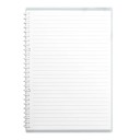Cahier à spirale B5 avec 60 feuilles et spirale détachable dans une couverture de couleur unie avec finition mate pour des notes d'étude et de travail 5