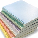 Cahier à spirale B5 avec 60 feuilles et spirale détachable dans une couverture de couleur unie avec finition mate pour des notes d'étude et de travail 1