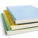 Cahier à spirale B5 avec 60 feuilles et spirale détachable dans une couverture de couleur unie avec finition mate pour des notes d'étude et de travail 2
