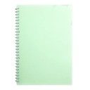 Cahier A5 sans lignage avec anneaux détachables et 60 feuilles vierges dans une couverture mate pour le dessin et les notes pour l'école et le bureau 8