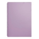 Cahier A5 sans lignage avec anneaux détachables et 60 feuilles vierges dans une couverture mate pour le dessin et les notes pour l'école et le bureau 11