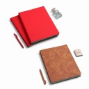 Cahier épais à lignes A4 29 x 22 cm avec 100 feuilles lignées dans une couverture simple sans impression pour les notes scolaires et les comptes rendus de réunions et le journal 3