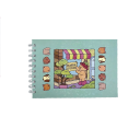 Caiete de colorat Bobbie Goods dezvoltare motorică 22 × 15 cm legare spirală carte de desen educațională pentru copii și adulți 6